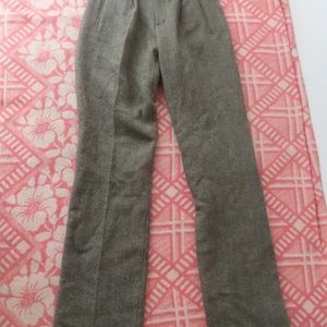 ANINE BING Brice Trouser pants black/tan herringbone sz 32 NWT (28x34)